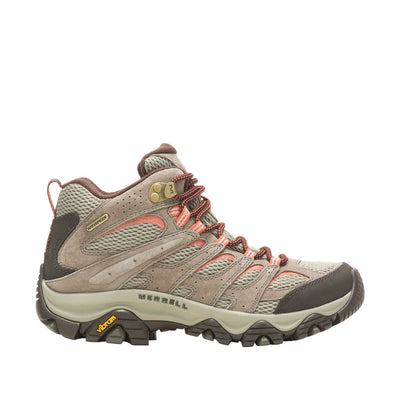 Tennis Moab 3 Mid WP para mujer color beige