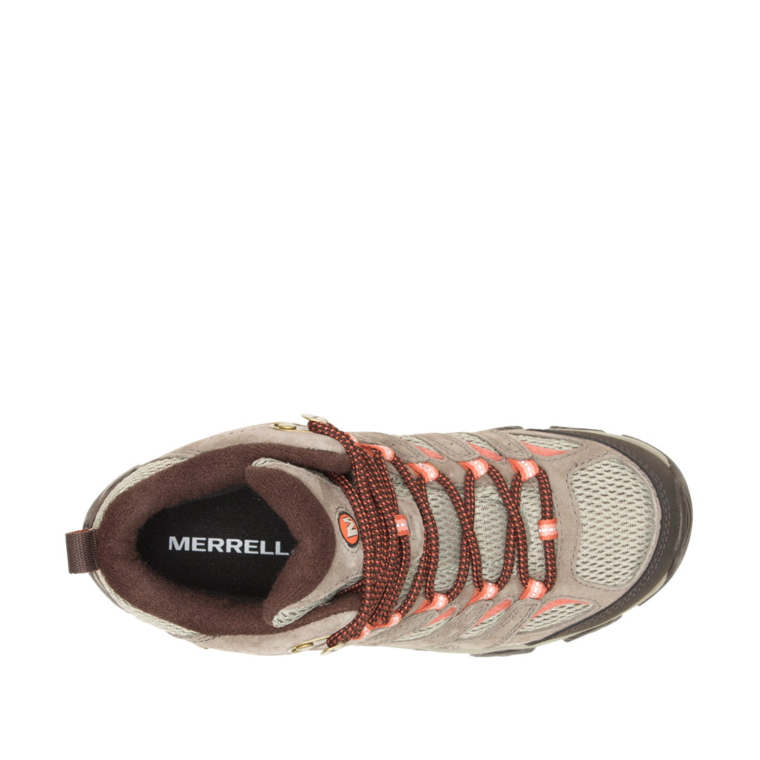 Tennis Moab 3 Mid WP para mujer color beige